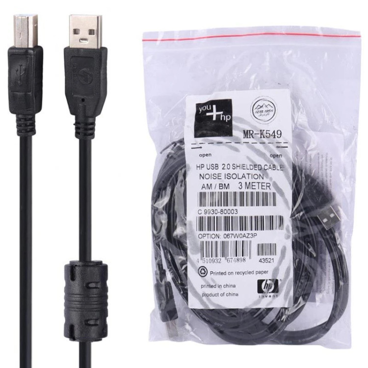 کابل پرینتر اچ پی MR-K549 طول 3 متر